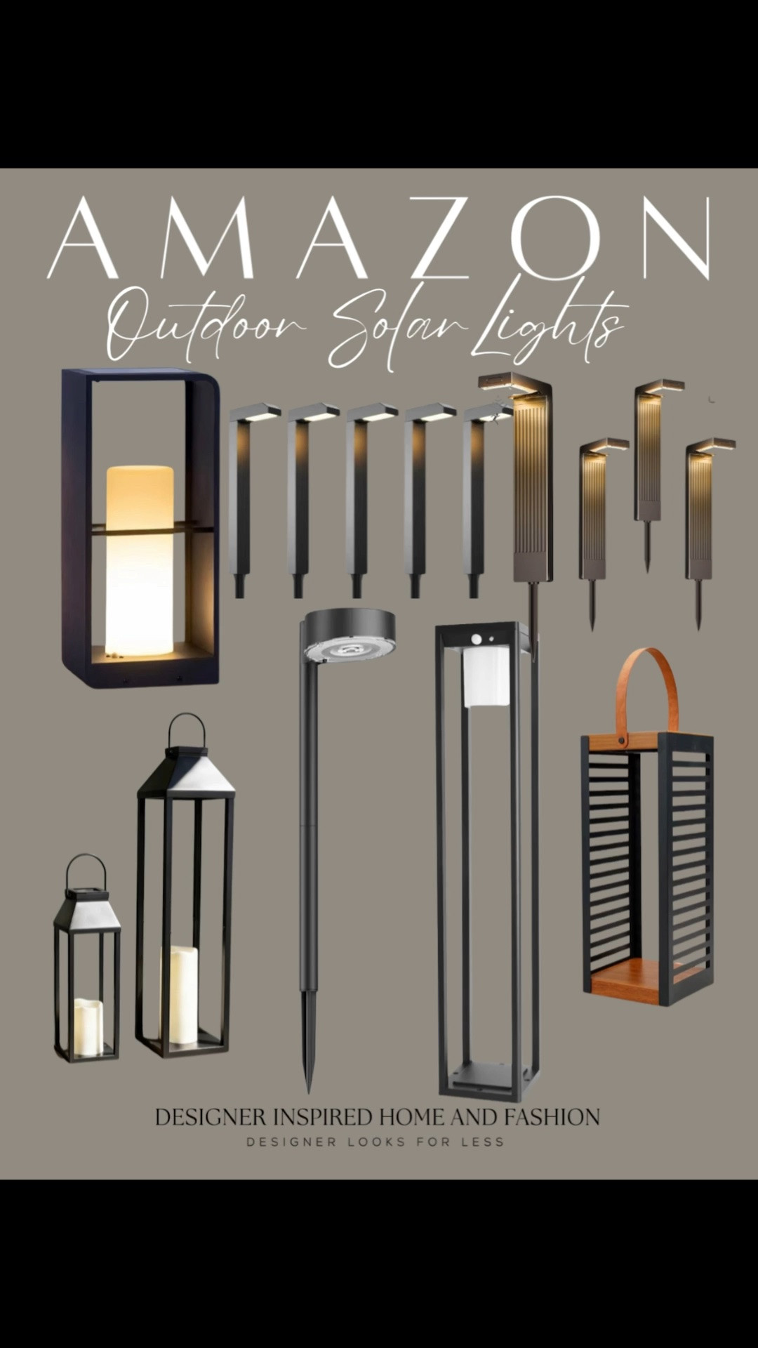 Amazon outdoor solar lights!

#LTKHome #LTKSeasonal