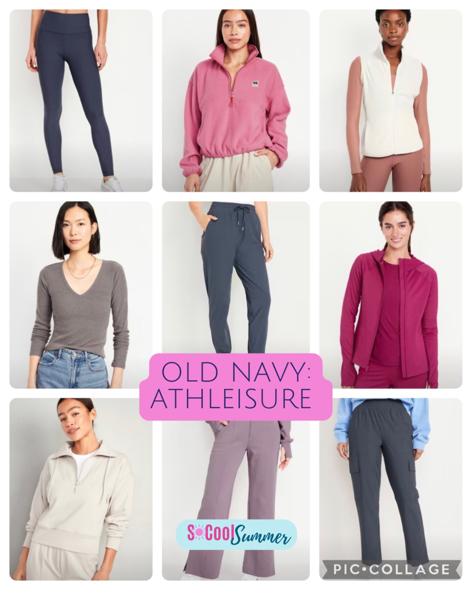 Athleisure for summers on sale at Old Navy this weekend!

#hocsummer #coolsummer #lightsummer #truesummer #softsummer #pastelsummer #darksummer #brownsummer #sweetpeasummer #summerpalette #summerfinds

#LTKFindsUnder50 #LTKFitness #LTKSaleAlert