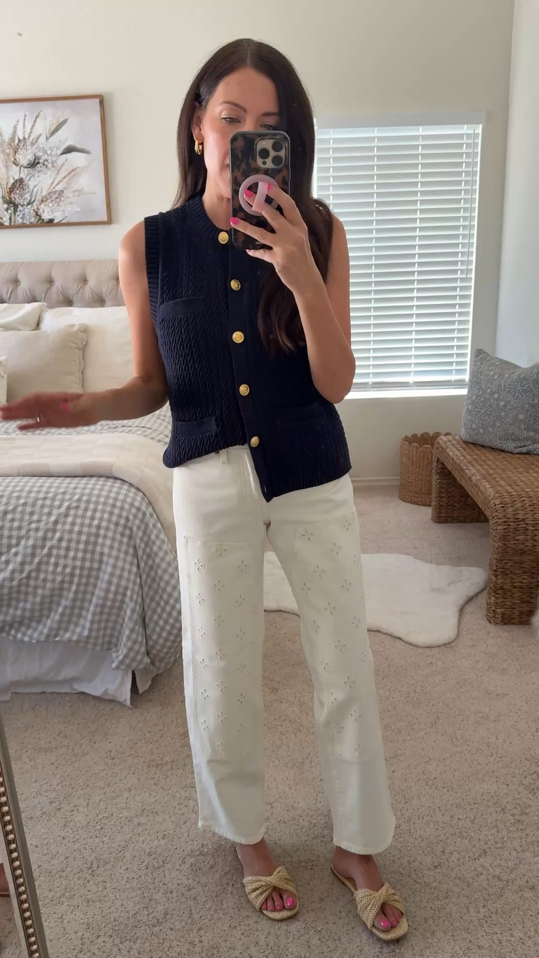 RESTOCKED!!!
Wearing a 2 regular in jeans
Amazon sandals run tts 

#LTKSeasonal #LTKootd #LTKSaleAlert