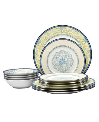 Noritake Menorca Palace  12-PC Dinnerware Set - Macy's | Macy's Canada
