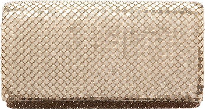 Jessica McClintock womens metal evening handbags, Light Gold, One Size US: Handbags: Amazon.com | Amazon (US)