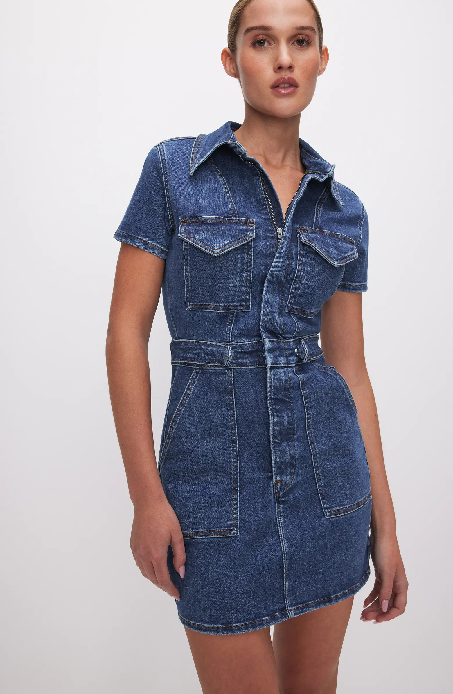 Fit For Success Denim Minidress | Nordstrom