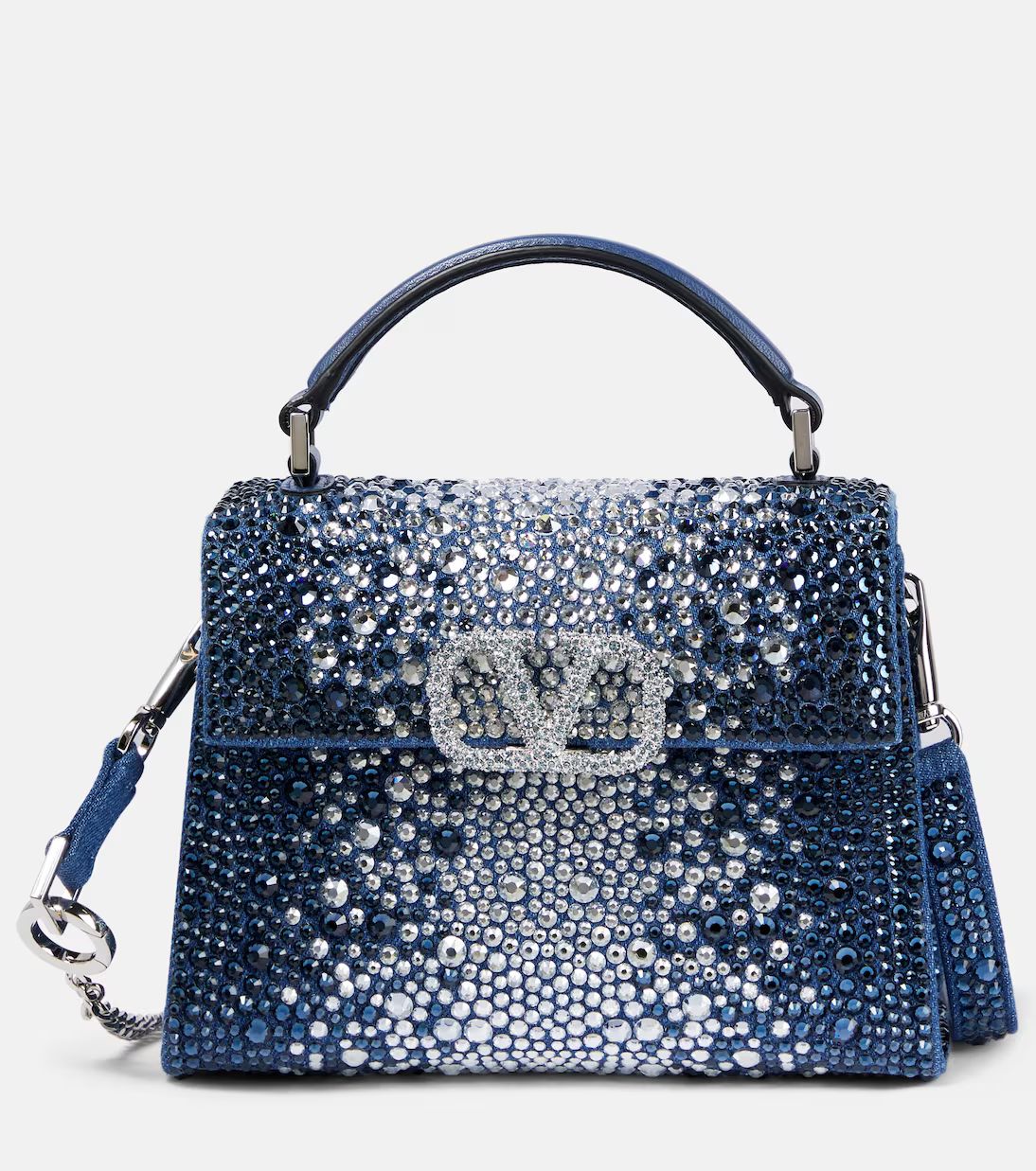 VSling Mini embellished denim tote bag | Mytheresa (US/CA)
