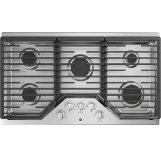 36 Inch Wide Built-In Gas Cooktop with Dual 15,000 BTU Power Burners | Build.com, Inc.