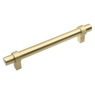 GlideRite 5 in. Solid Satin Gold Euro Style Cabinet Drawer Bar Center-to-Center Pulls (10-Pack)-4... | The Home Depot