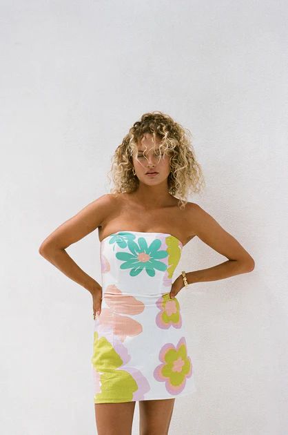 Daintree Dress - Bubblegum Floral | SABO SKIRT (Global)