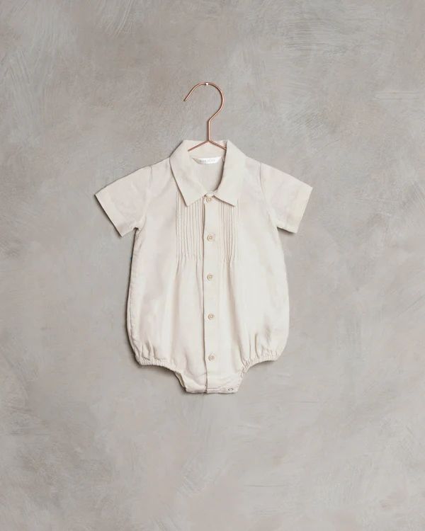 henry romper | ivory 1 | Noralee