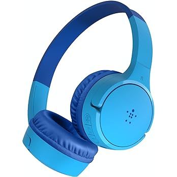 Belkin SoundForm Mini - Wireless Bluetooth Headphones with Built In Microphone - Kids On-Ear - Bl... | Amazon (US)