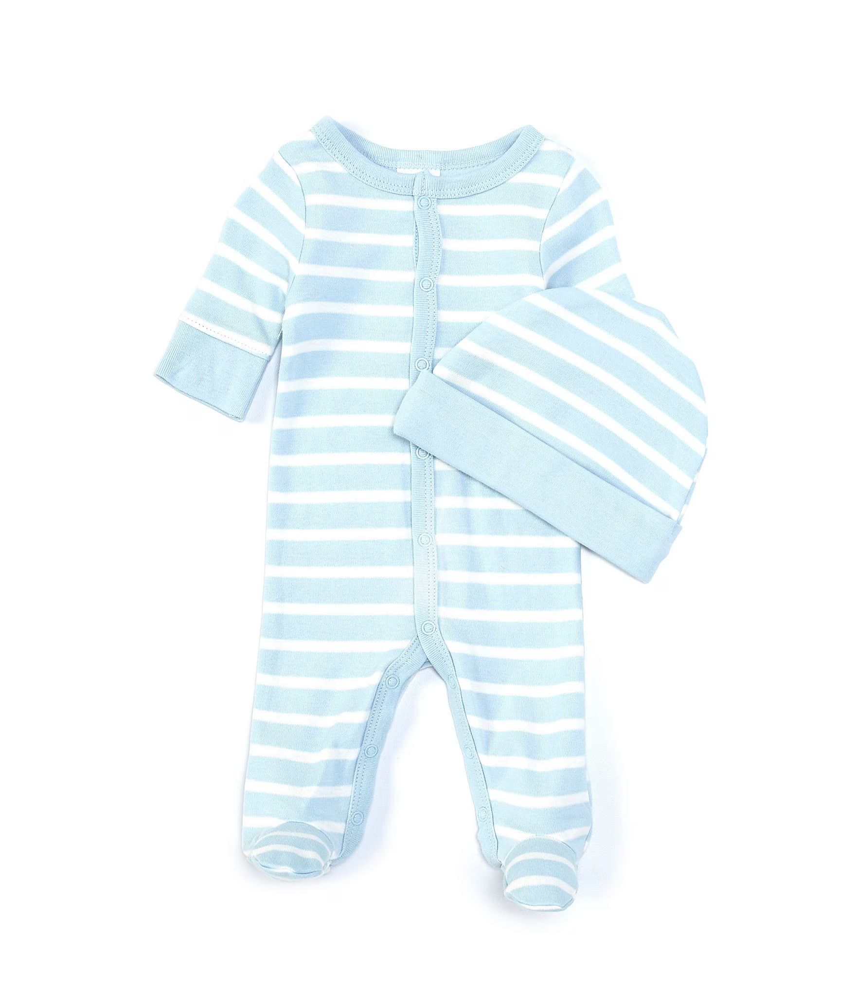 Starting Out Baby Boys Preemie-6 Months Long-Sleeve Stripe Footed Coverall | Dillard's | Dillards