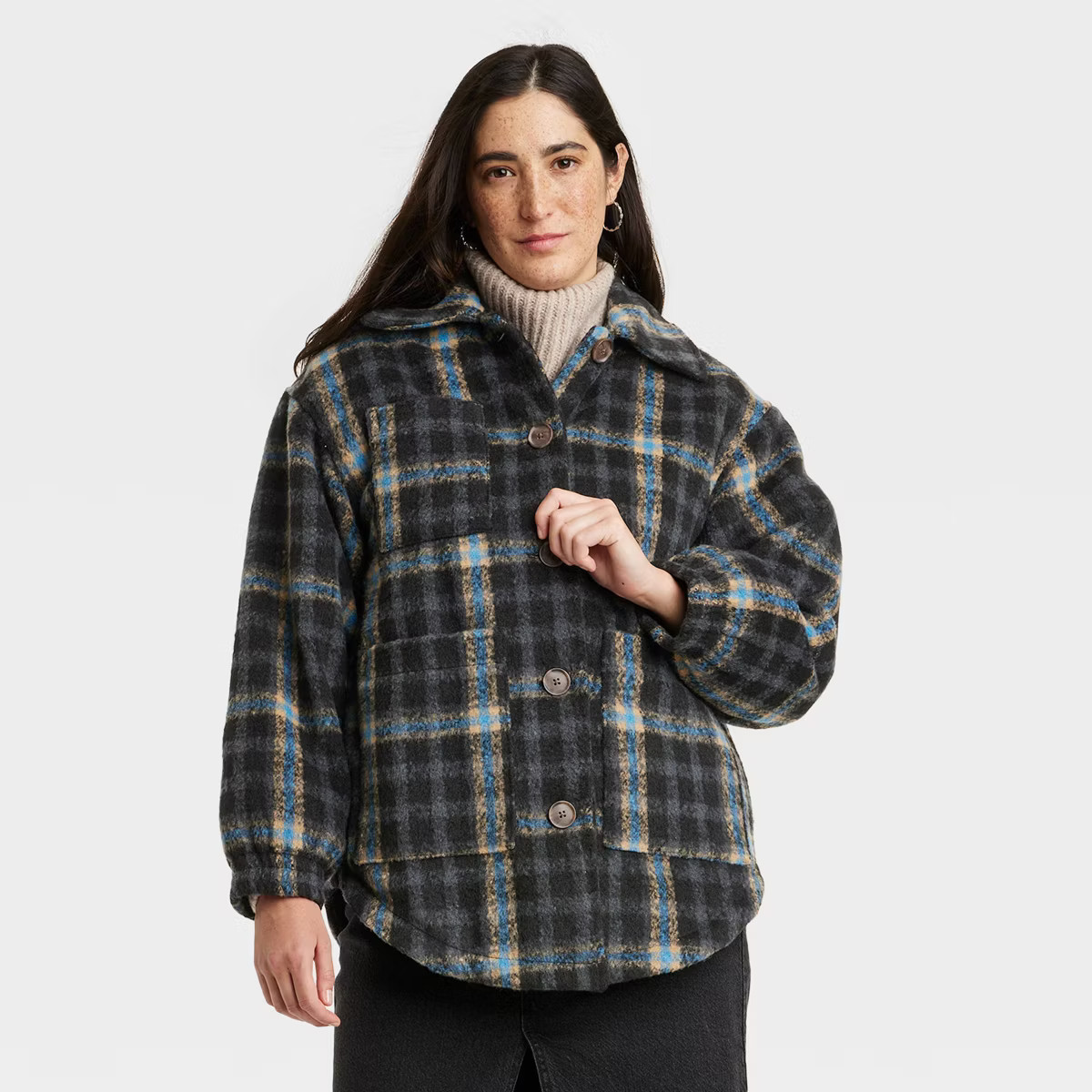 Women's Oversized Quilted Shacket - Universal Thread™ | Target