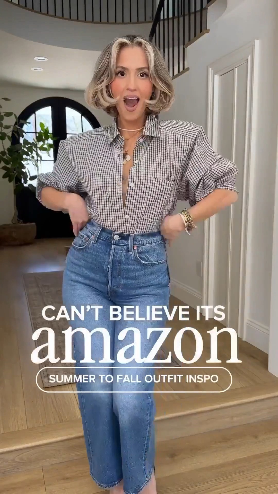 Summer to fall outfit INSPO 😍 think date night, brunch, church, dinners, etc. 

Guys I’m sorry but this shoulder pad button up (Notting Hill) is OOS on Amazon so I linked the EXACT top from revolve + other similar options 

You can EASILY recreate tho! Take men’s button ups that I linked from Amazon + size up + add shoulder pads (linked)‼️

Pants are size 27 = ribcage ankle + ribcage wide leg (27x30) 

Small in pants/tops/jackets
Men’s blazer from Amazon is medium

#LTKgrwm #LTKU #LTKootd