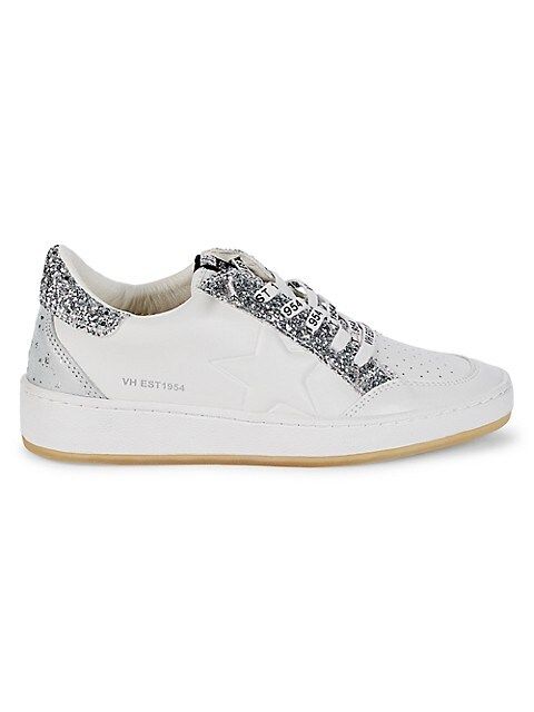 Glitter Leather Hint Sneakers | Saks Fifth Avenue OFF 5TH