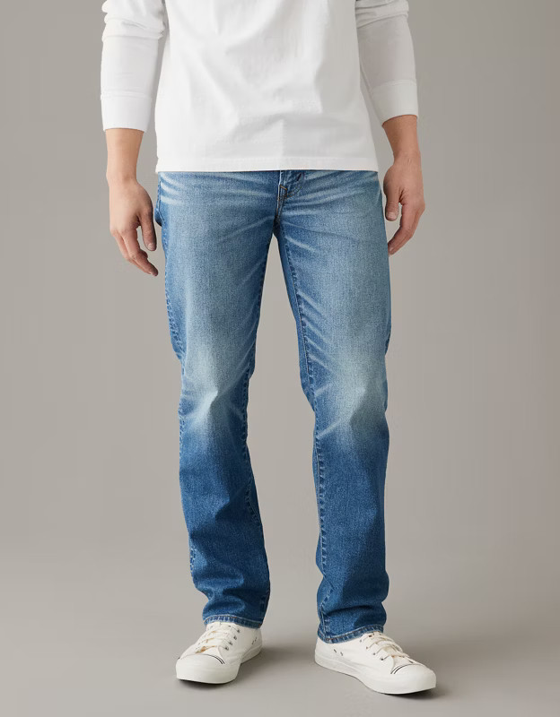 AE AirFlex+ Ultrasoft Original Straight Jean | American Eagle Outfitters (US & CA)
