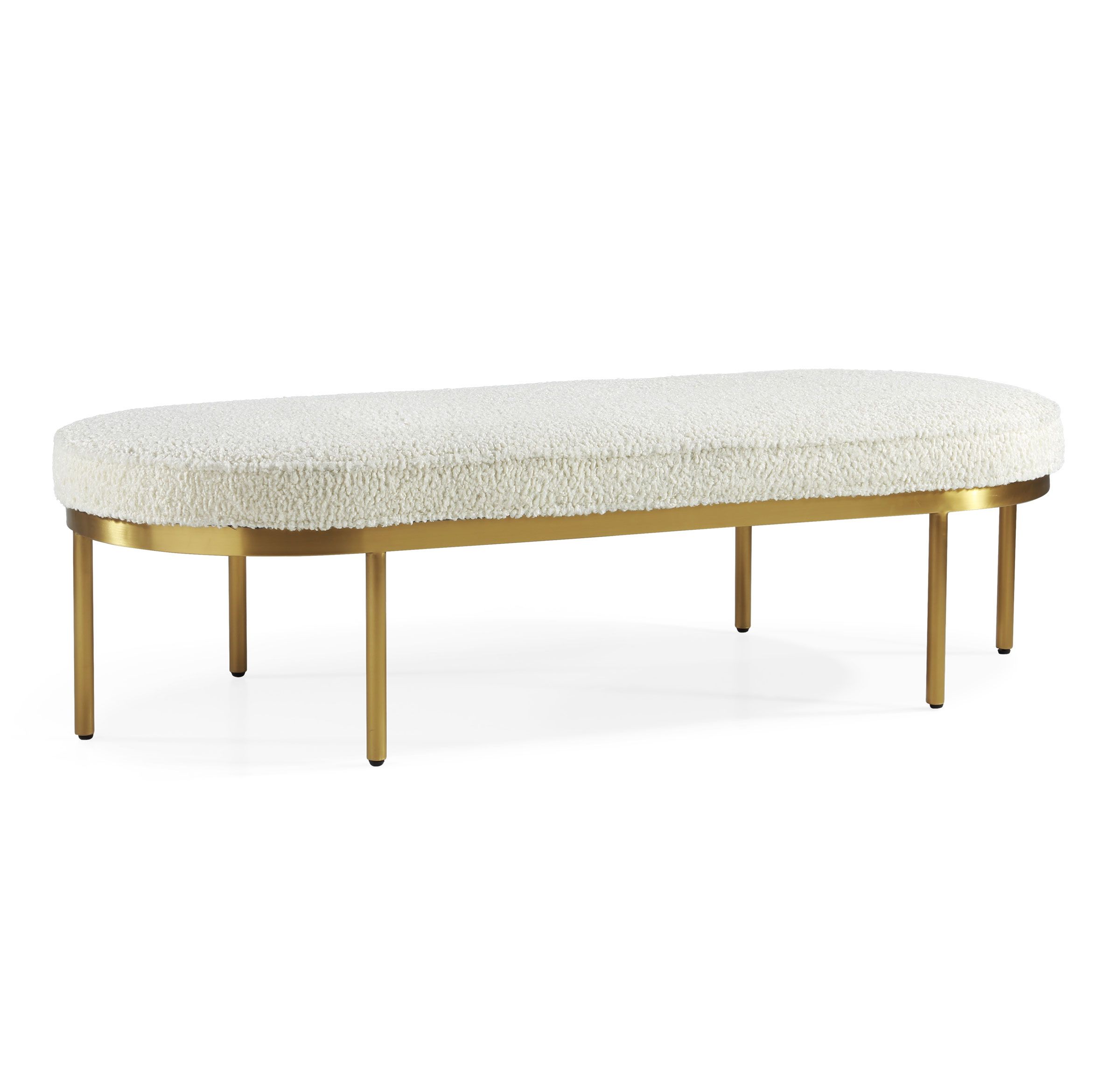 Colburn Cocktail Ottoman - Brushed Brass | Mitchell Gold + Bob Williams | Mitchell Gold + Bob Williams