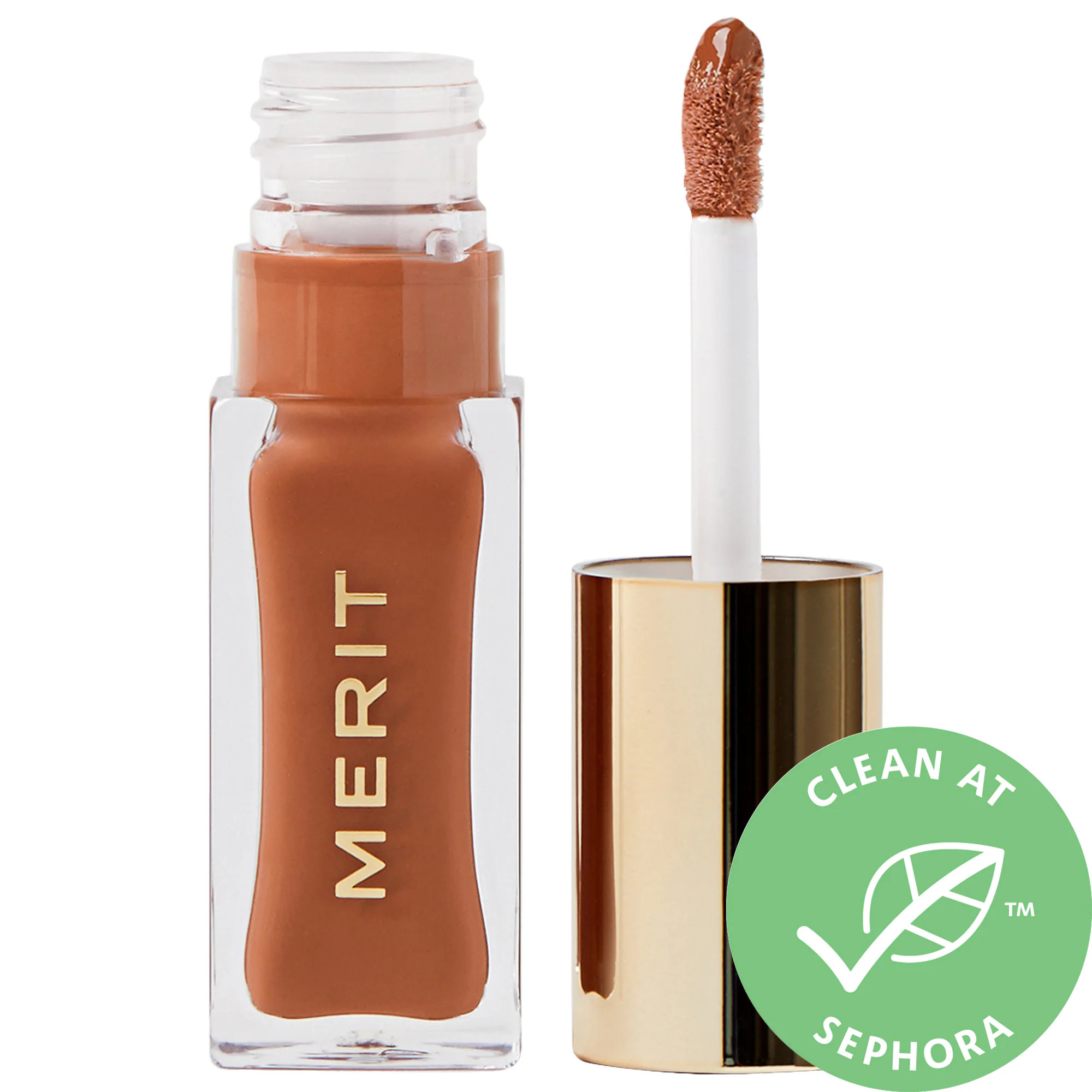 MERIT Shade Slick Tinted Lip Oil Taupe 0.23 oz/ 7 mL | Sephora (US)