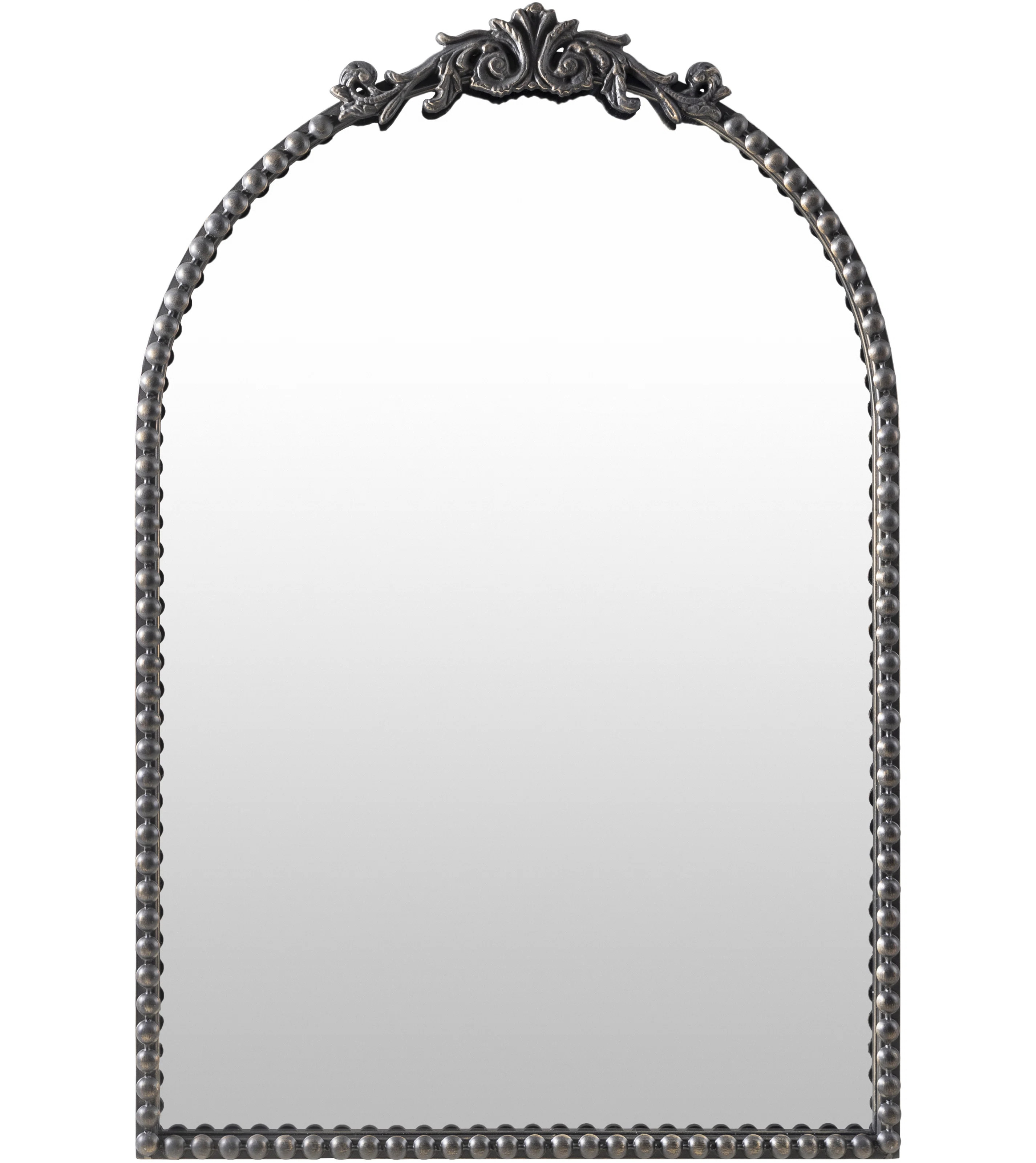Anzlie Wrought Iron Arch Wall Mirror | Wayfair North America