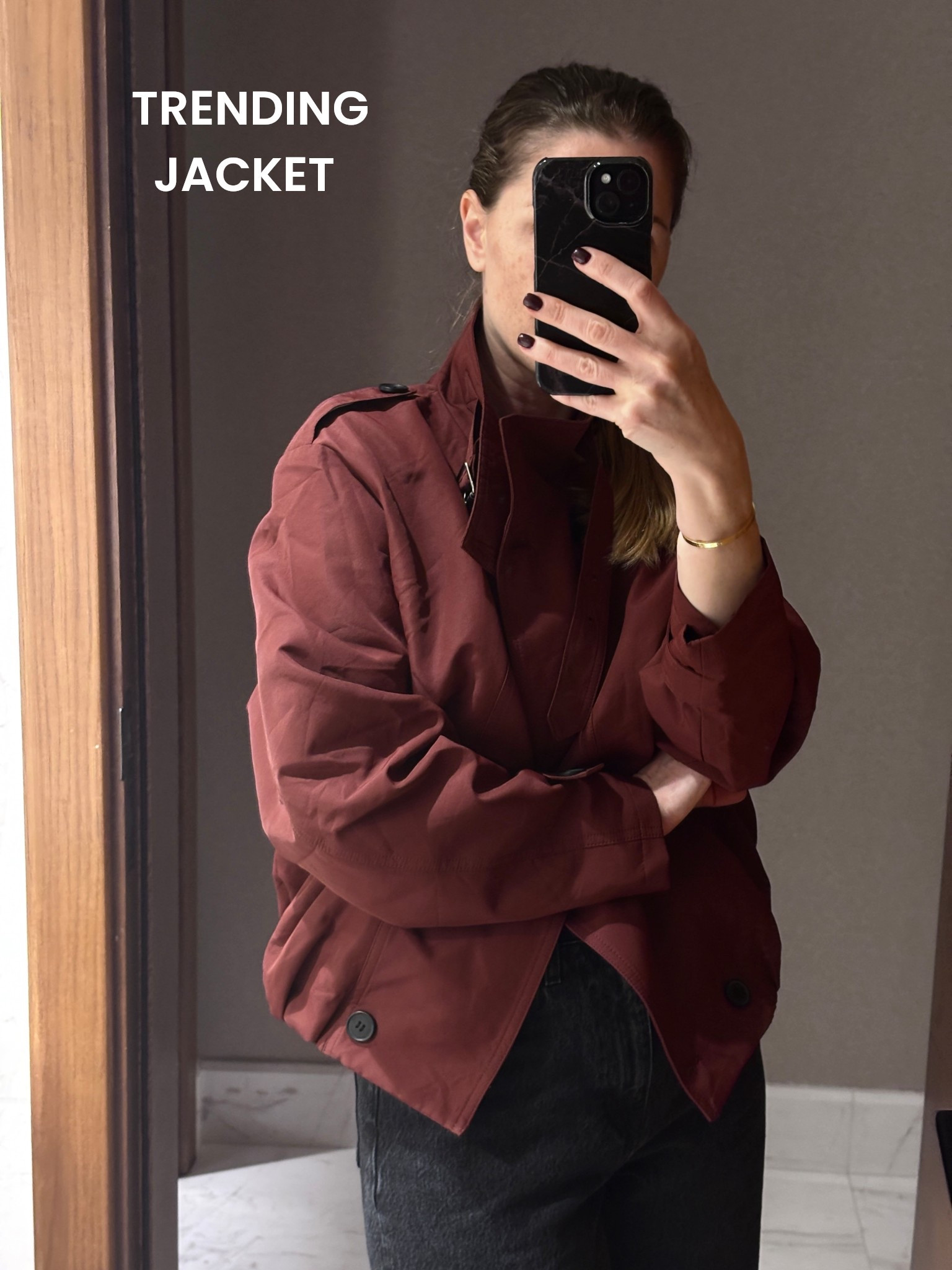 New in burgundy funnel neck trench jacket. I’m wearing size Small. Love the quality, please bear in mind it hasn’t been ironed yet, it literally just arrived! ☺️

#LTKwinter #LTKspring #LTKuk