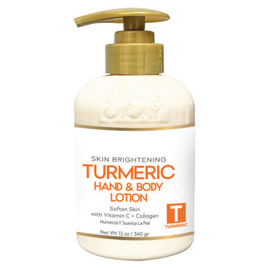 OKAY Turmeric Hand & Body Lotion - 12 oz / 355 ml | OKAY Pure Naturals