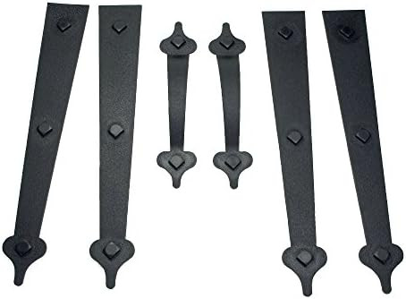 Household Essentials 240 Hinge It Magnetic Decorative Garage Door Accents | Black | Amazon (US)