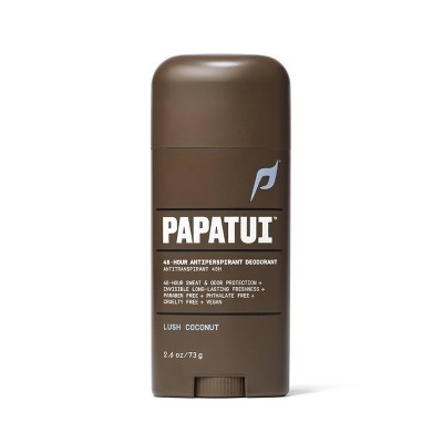 Papatui Men's 48-Hour Protection Sweat and Odor Control Solid Antiperspirant Deodorant - Lush Coconut - 2.6oz | Target