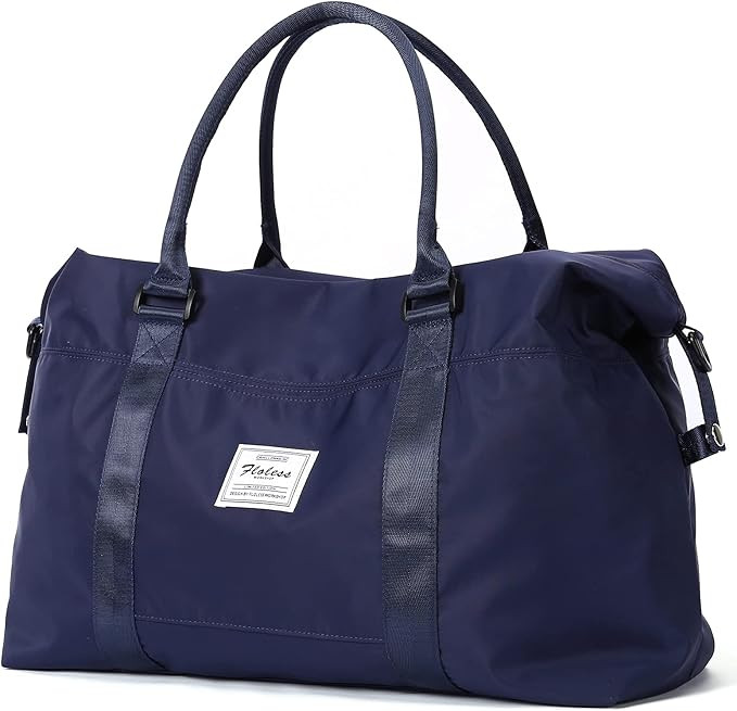 Travel Duffel Bag,Sports Tote Gym Bag,Shoulder Weekender Overnight Bag for Women | Amazon (US)