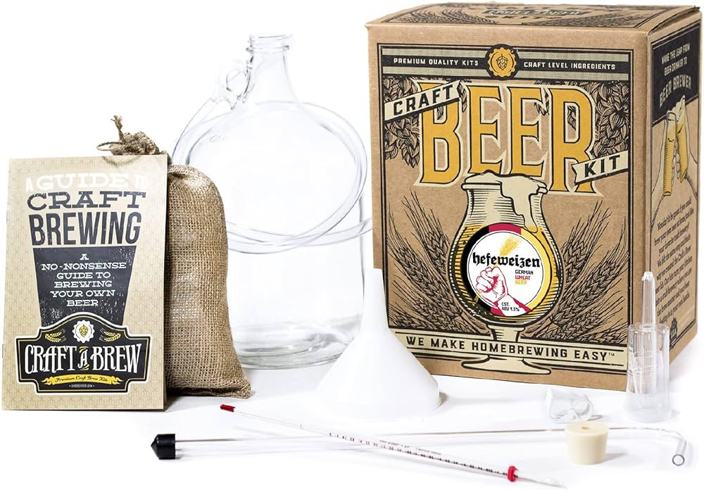 Craft A Brew Home Brewing Kit for Beer – Craft A Brew Hefeweizen Beer Kit – Starter Set 1 Gal... | Amazon (CA)