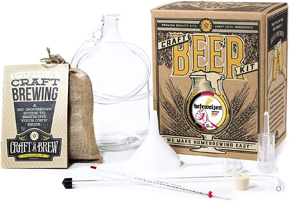 Craft A Brew Home Brewing Kit for Beer – Craft A Brew Hefeweizen Beer Kit – Starter Set 1 Gal... | Amazon (CA)