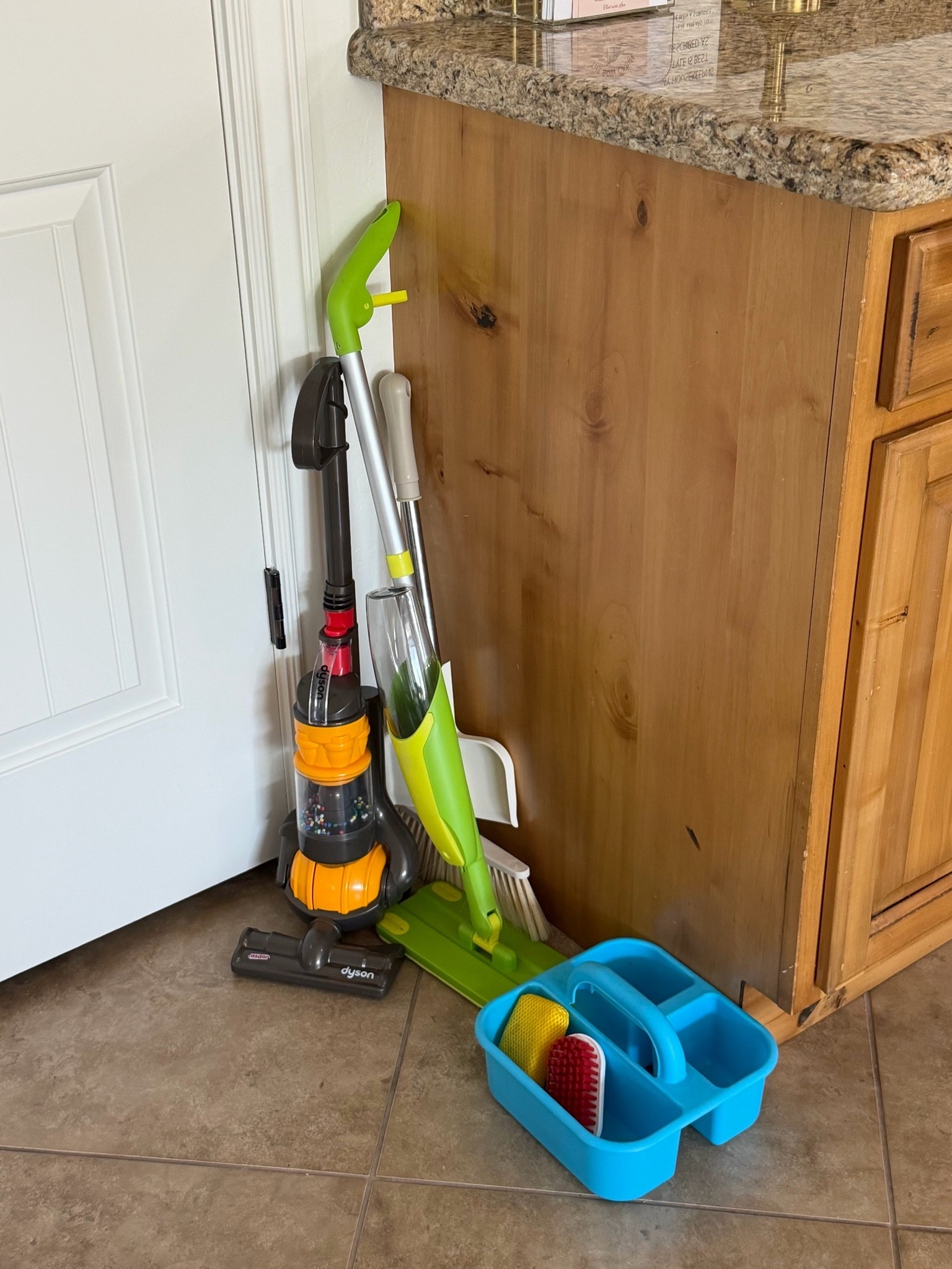 My vacuum and the kids one!