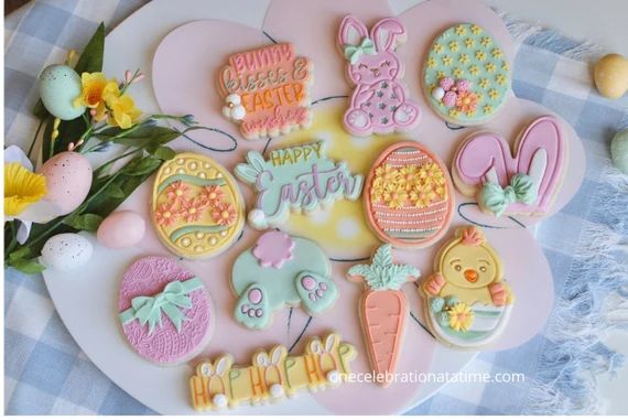 1 Dozen Easter Cookies assorted Sugar Cookies Easter Gifts | Etsy | Etsy (US)