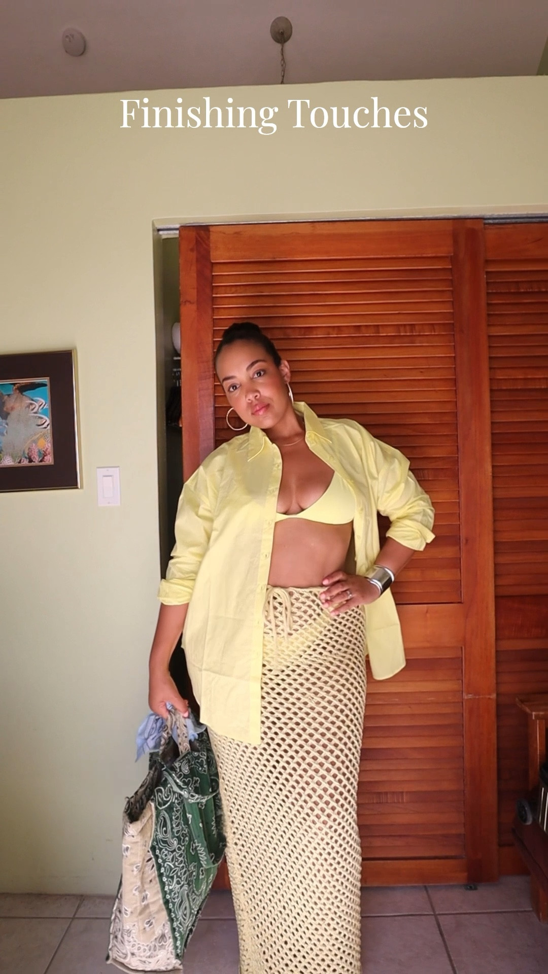 Adding finishing touches to my pool day look 💛🧈🍋☀️🍌

#LTKSwim #LTKSeasonal