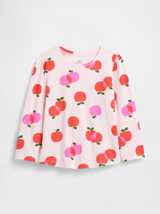 babyGap Puff Sleeve Crewneck T-Shirt | Gap Factory