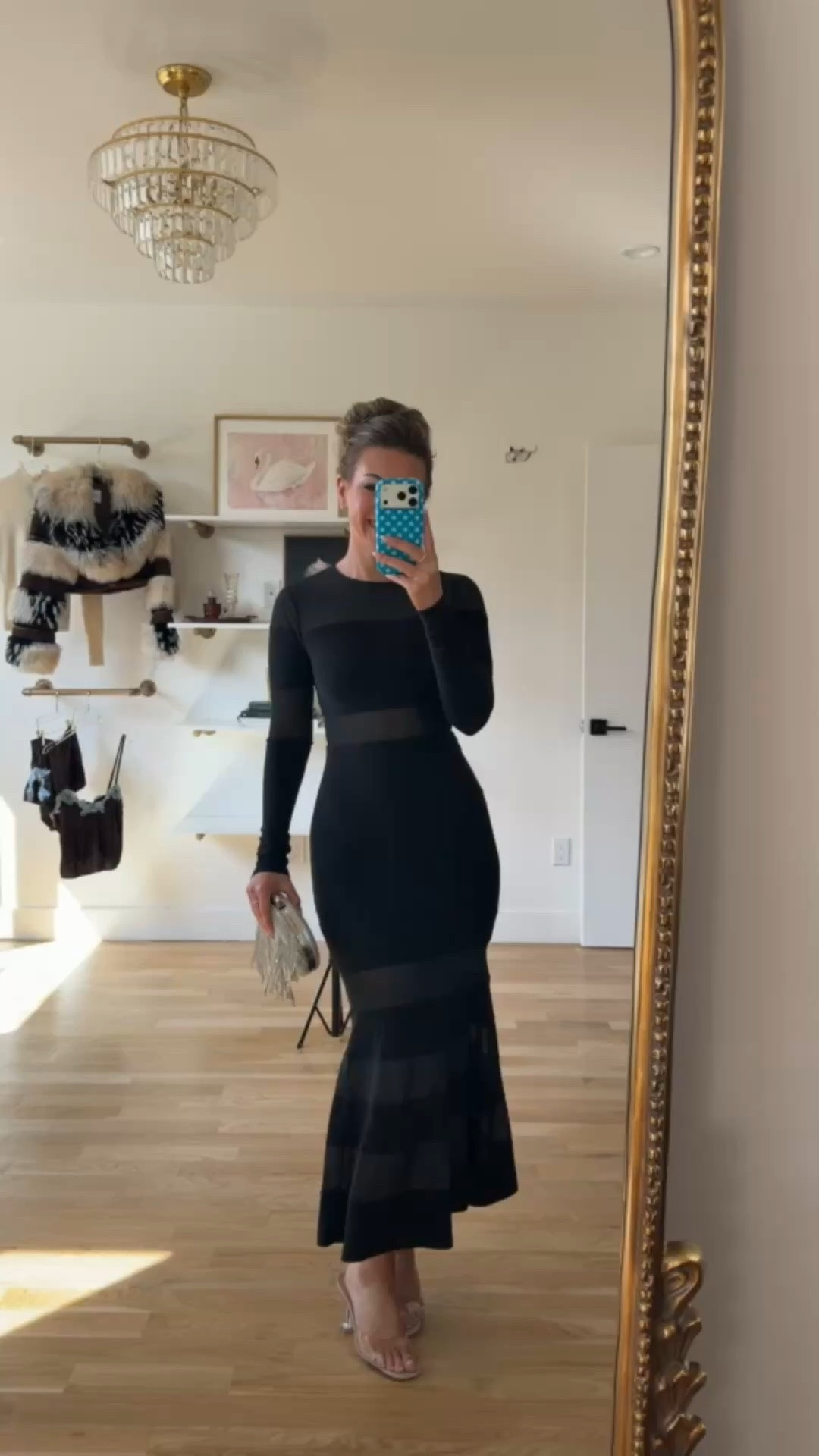 black long-sleeve fitted maxi with sheer mesh panel vici fall and winter wedding guest and special occasion dress ✨

codes -
vici: emerson30
revolve: tulip

In 5’4” and wearing my usual smalls

fall event, fall wedding guest dresses, cocktail dresses, semi-formal dresses, black tie wedding guest dresses, destination wedding guest dresses, garden party dresses, wedding guest dresses

#LTKWedding #LTKootd #LTKSeasonal