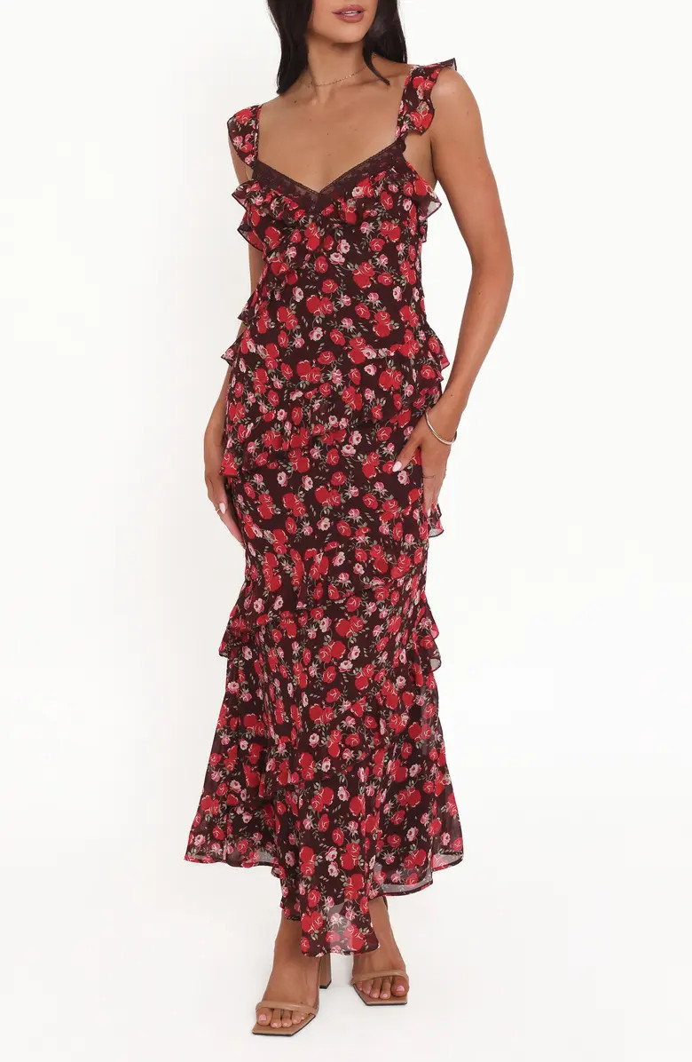 Virginia Floral Ruffle Maxi Dress | Nordstrom