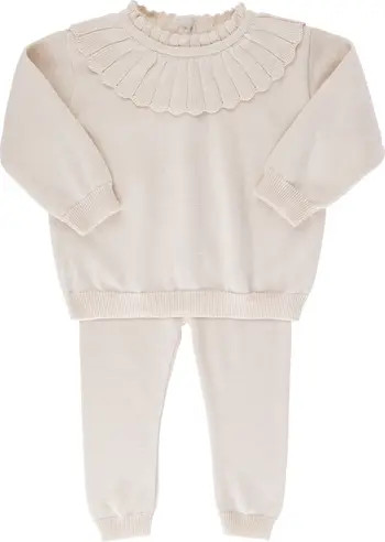 Feltman Brothers Scallop Collar Sweater & Pants Set | Nordstrom | Nordstrom