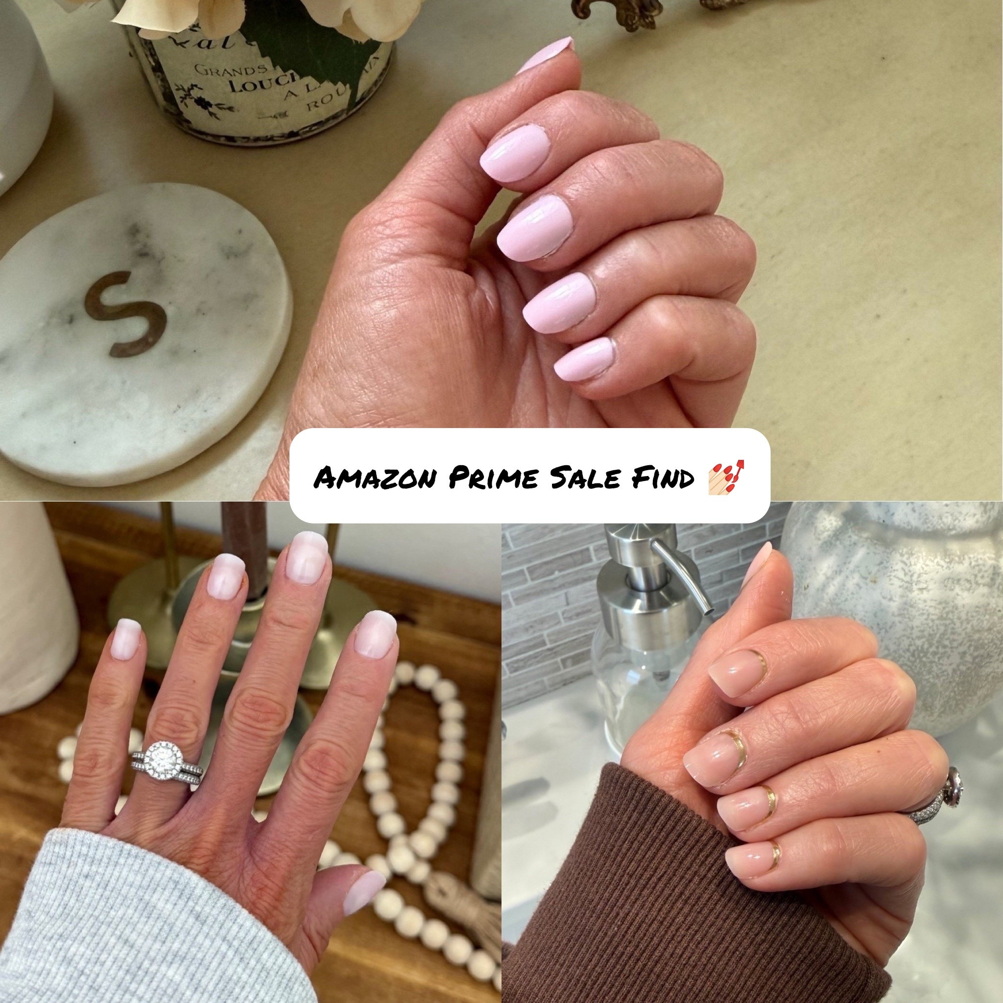 Amazon Prime Day Sale find! I’ve been using these press on nails and love them 💅🏻 They last me about two weeks. It’s so nice not having to run to the nail salon every month! 

Amazon, Amazon Prime Sale, press on nails, Glamnetic, self care, beauty must haves, at home manicure

#LTKselfcare #LTKSaleAlert #LTKBeauty