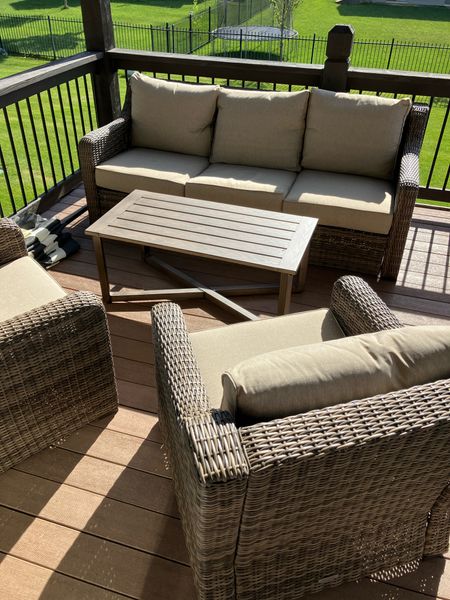 $196 off our new comfy patio set

Patio refresh / Walmart / outdoor furniture 

#LTKhome #LTKsalealert