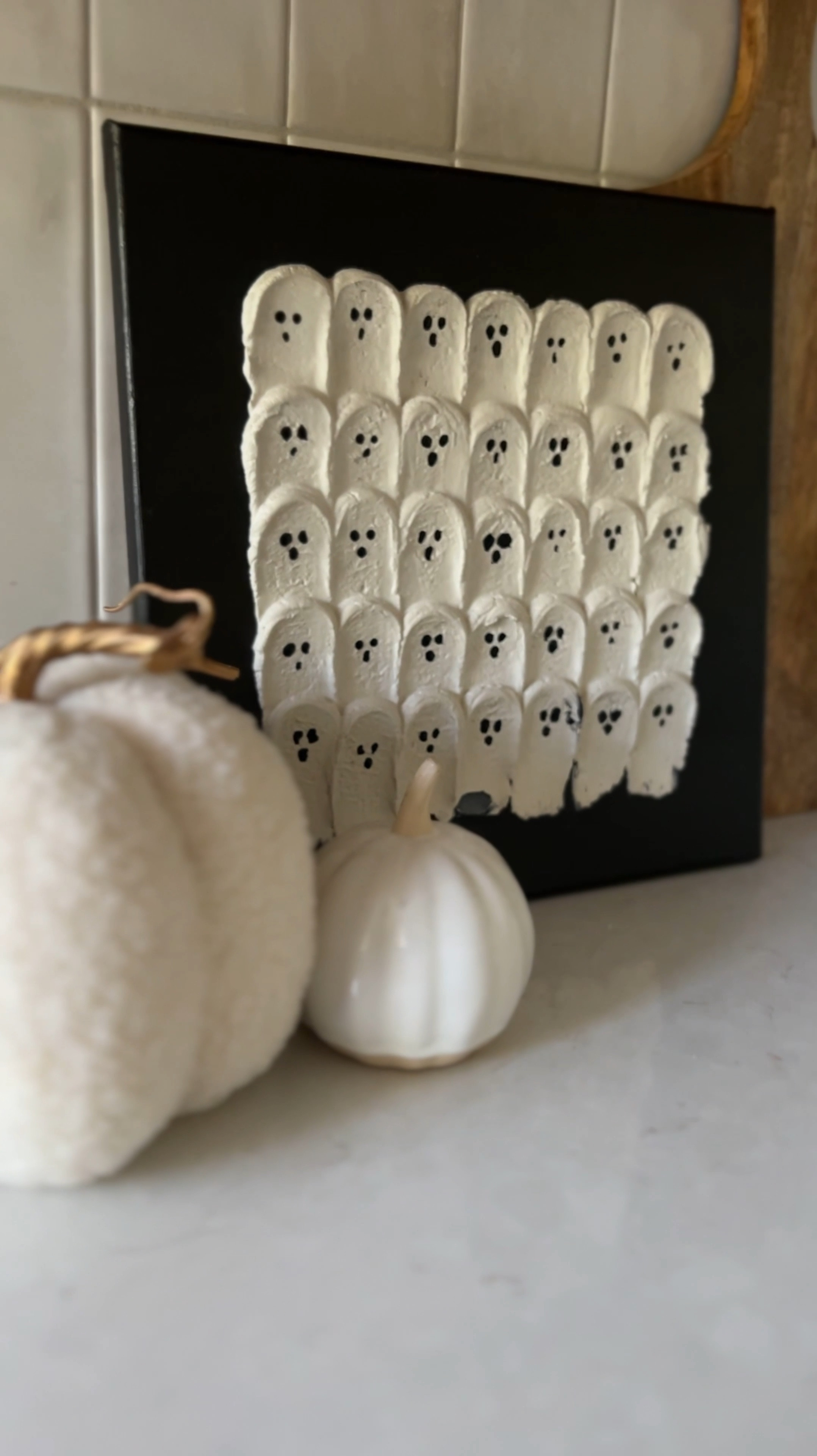 Textured art craft diy, but make it spooky

#LTKHome #LTKSaleAlert