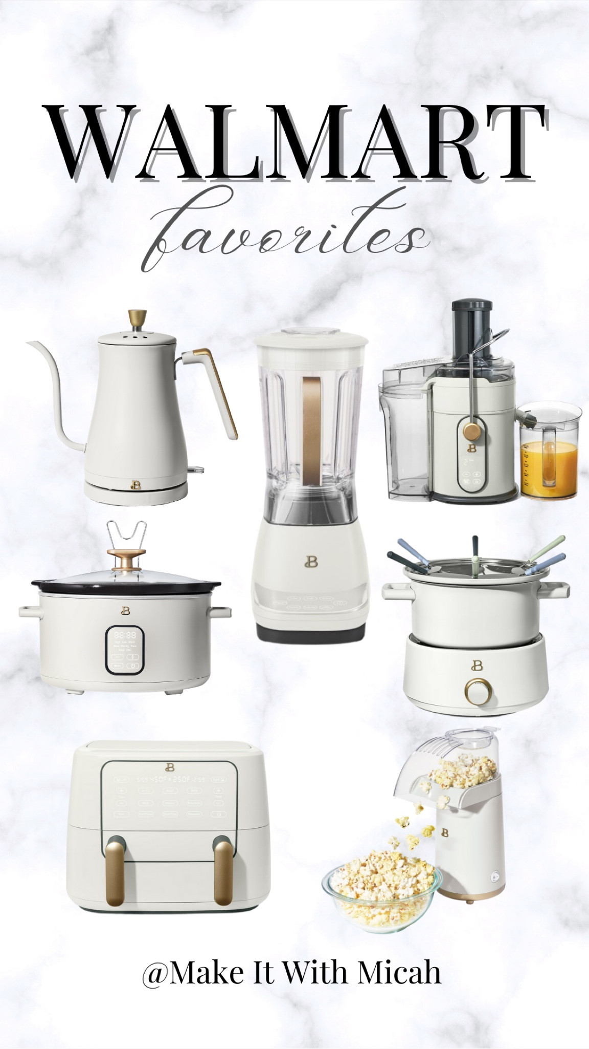 New Walmart kitchen favorites! Shop the pic below and follow Make It with Micah for more! 

Kitchen finds; neutral kitchen appliances; white and gold decor; neutral home decor, kitchen decor. 

#LTKFind #LTKhome #LTKunder50