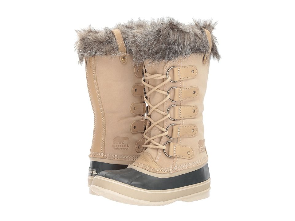SOREL - Joan of Arctic (Oatmeal/Winter White) Women's Cold Weather Boots | Zappos