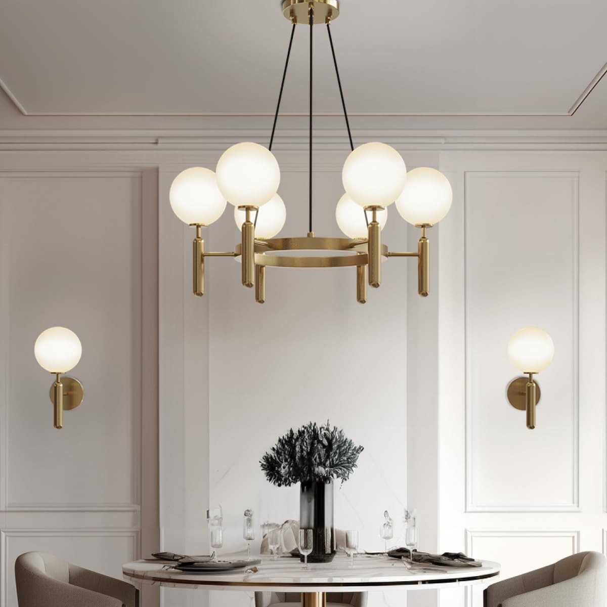 𝗠𝗢𝗗 𝗟𝗜𝗚𝗛𝗧𝗜𝗡𝗚 Angelica | Modern Chandelier, Globe Sputnik Chandel... | Amazon (US)