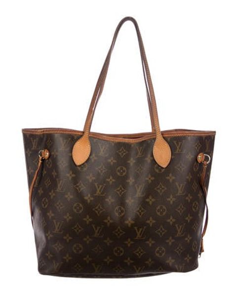 Louis Vuitton Monogram Neverfull MM Brown | The RealReal