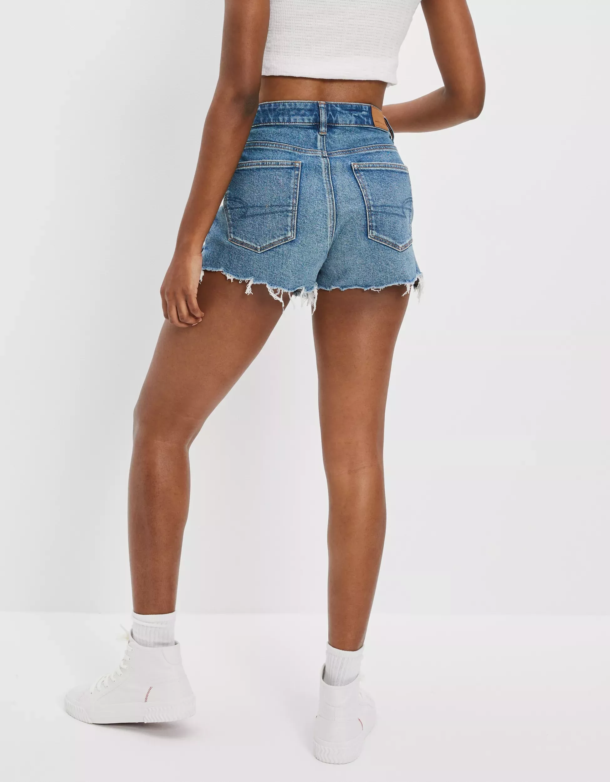 AE Strigid Denim Mom Short curated on LTK