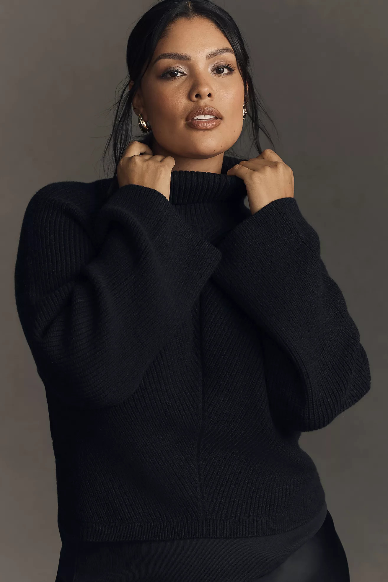 Maeve Cropped Turtleneck Sweater | Anthropologie (US)