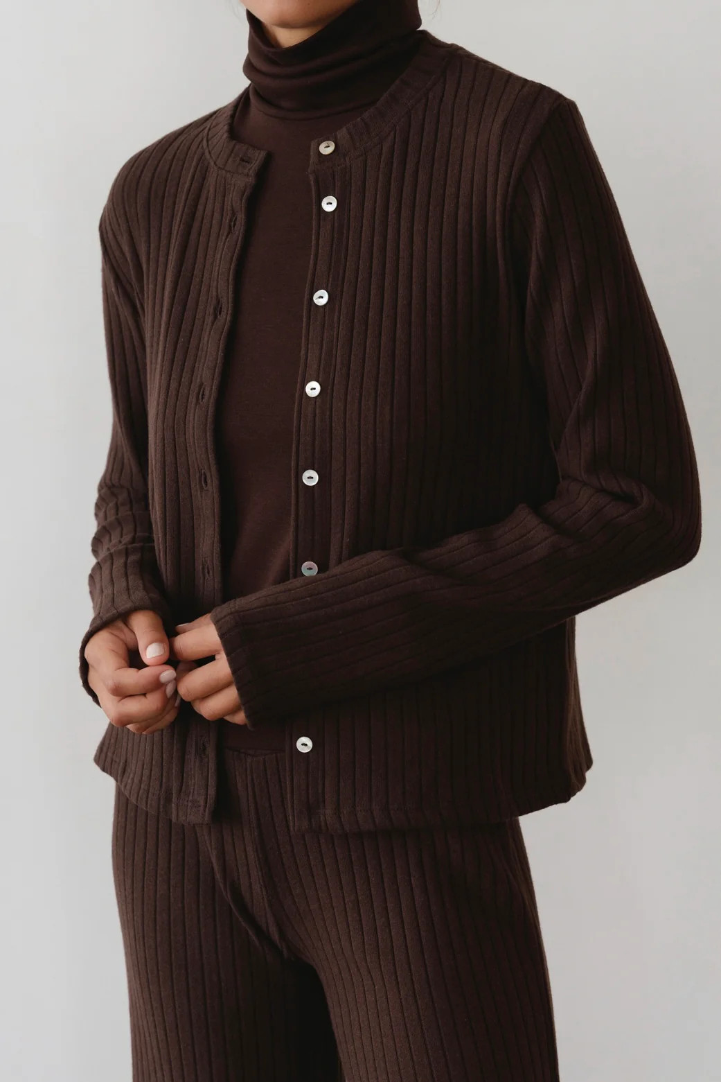 The Sweater Rib Cardi | DONNI.