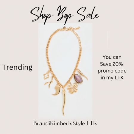 Trending!! Have you noticed these necklaces with charms? What do you think about the trend? Today, You can save 20% off ShopBop with code LTK20 
 
#charmnecklaces #trends  #saving  BrandiKimberlyStyle 

#LTKsalealert #LTKSeasonal #LTKstyletip