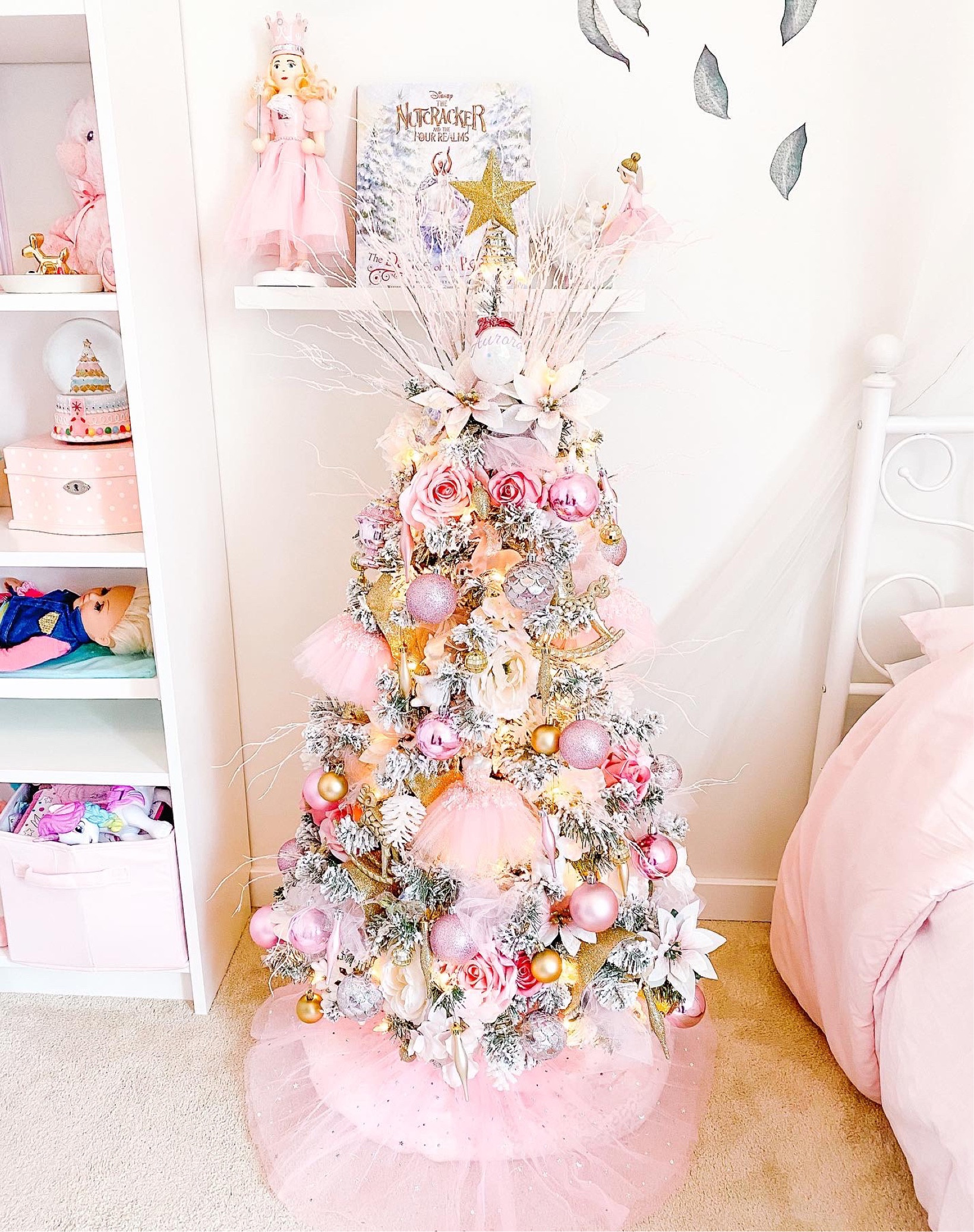 Tree # 1 - My daughter’s whimsical little 4 ft tree in her room! ⚜️🩰🌸💗🕊️

#LTKhome #LTKHoliday #LTKkids