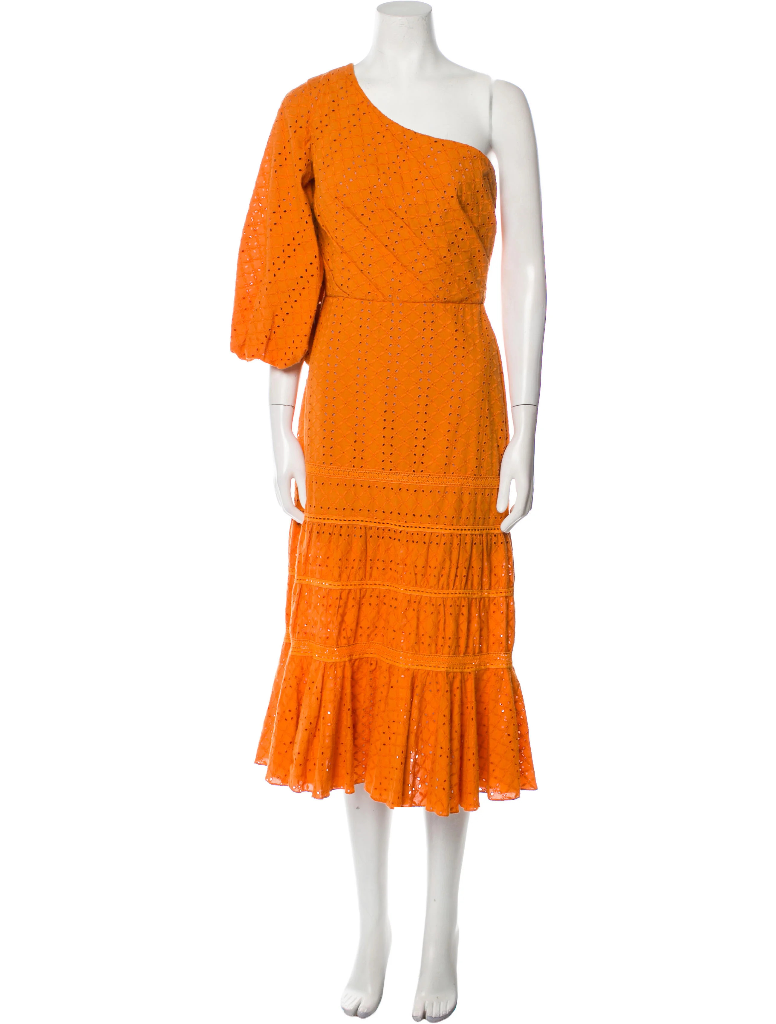 One-Shoulder Midi Length Dress | The RealReal