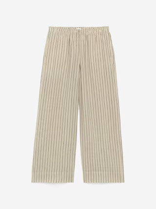 Linen Trousers – Beige/Black – Women – ARKET GB | Arket UK