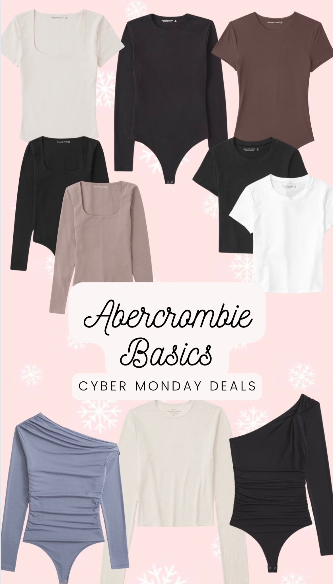 Abercrombie has some of the best basics! I love their tees for layering, their body suits for going out, and their basic sets!

#LTKparties #LTKsalealert #LTKCyberWeek