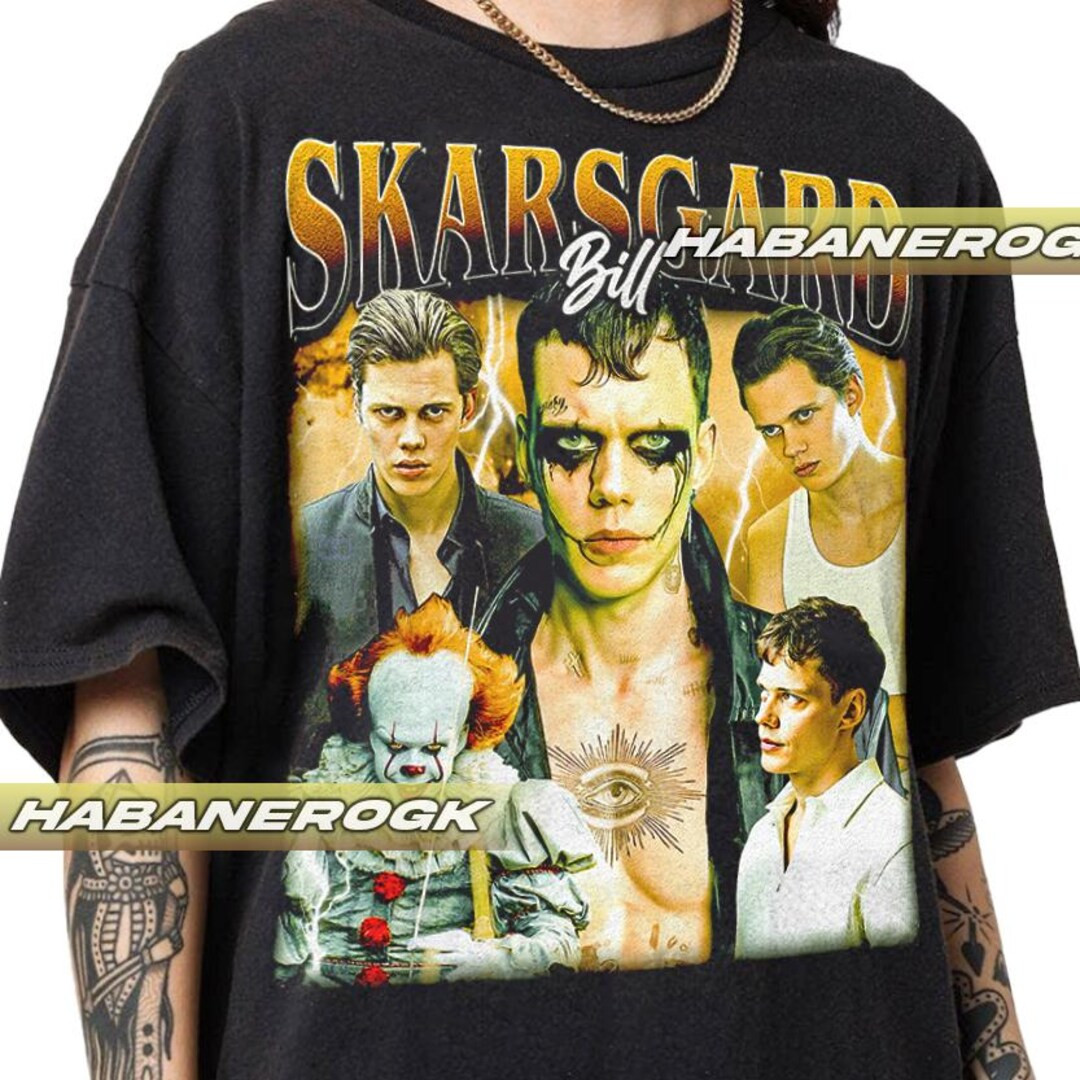 Limited Bill Skarsgard Vintage T-shirt Gift for Women and Man Unisex T-shirt - Etsy | Etsy (US)